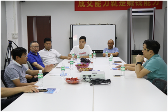 热烈欢迎河南省邓州市家乡领导莅临善安公司参观指导工作！